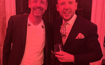 Emma Willis birthday party: Tom Allen