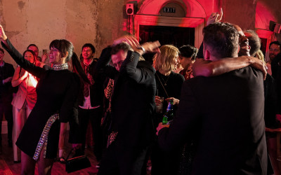 What is bandeoke? At Emma Willis's party